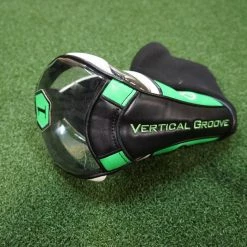 Vertical Groove Golf Black/Green/White "1" Driver Headcover Head Cover New