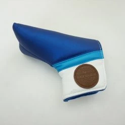 Mizuno Golf M-Craft Patch Blue Putter Headcover Head Cover Very Good