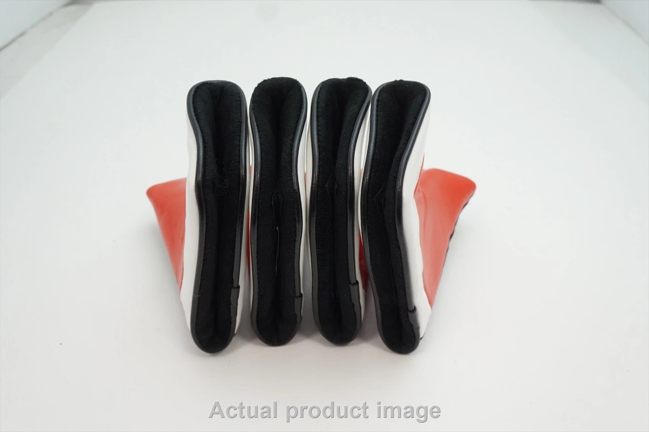 New Golf Black Red and White Blade Wishon Golf Putter Headcover Head Cover - Image 3