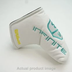 Wilson Golf Ladies Infinite Blade White and Turquoise Putter Headcover Good